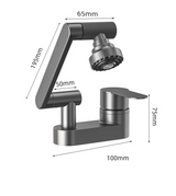 AquaTwist Duo-Flex – Zlewozmywakowa Bateria Wahaczowa 360° z Dwoma Uchwytami