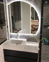 AURORA Duże LED Lustro Łazienkowe