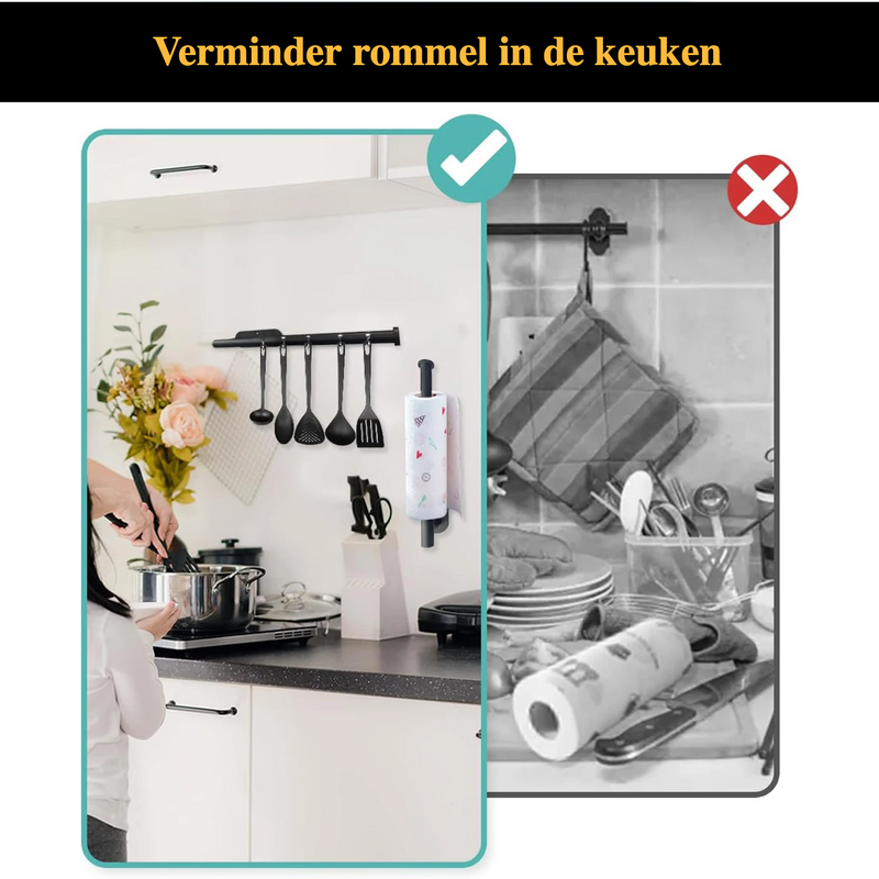 Stick&Grip Samoprzylepny Uchwyt na Rolkę Kuchenną