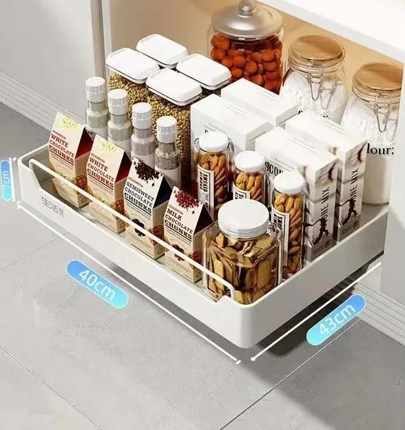 KlimPaws SlideRack – Wysuwany Organizer Kuchenny z Prowadnicą Szuflady