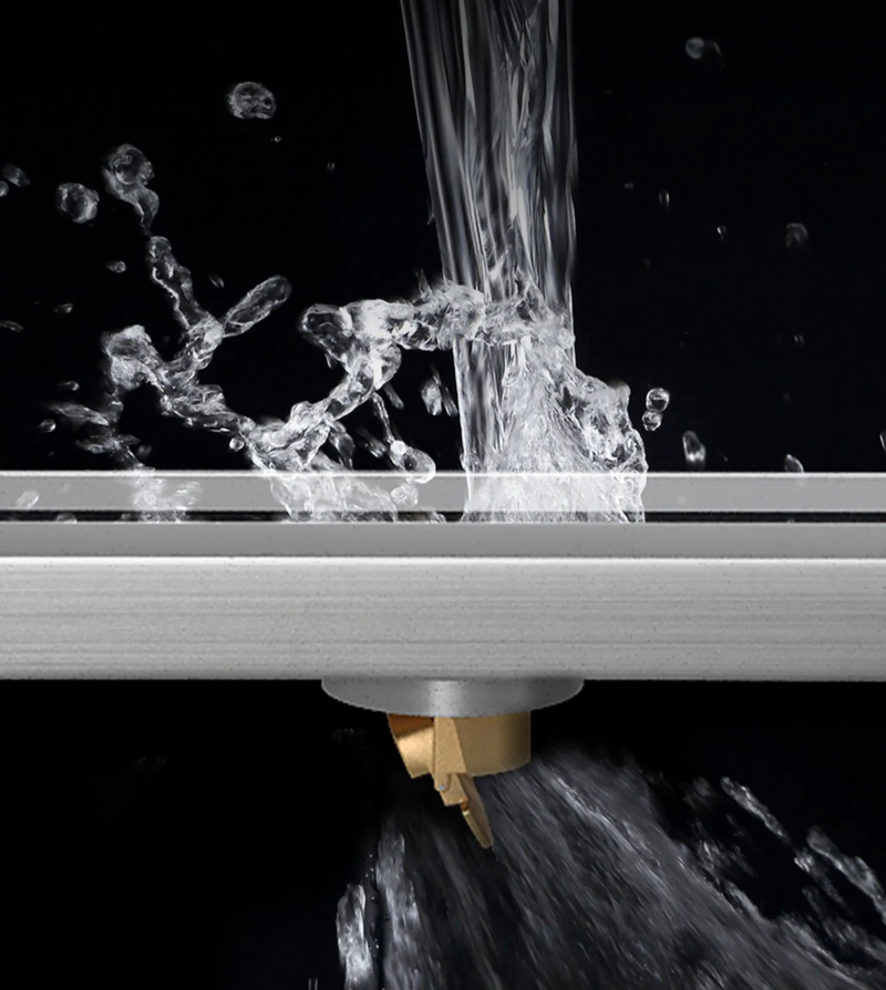 LuxDrain Premium Rynna Prysznicowa - Nierdzewna Wbudowana Odpływ Podłogowy do Łazienki