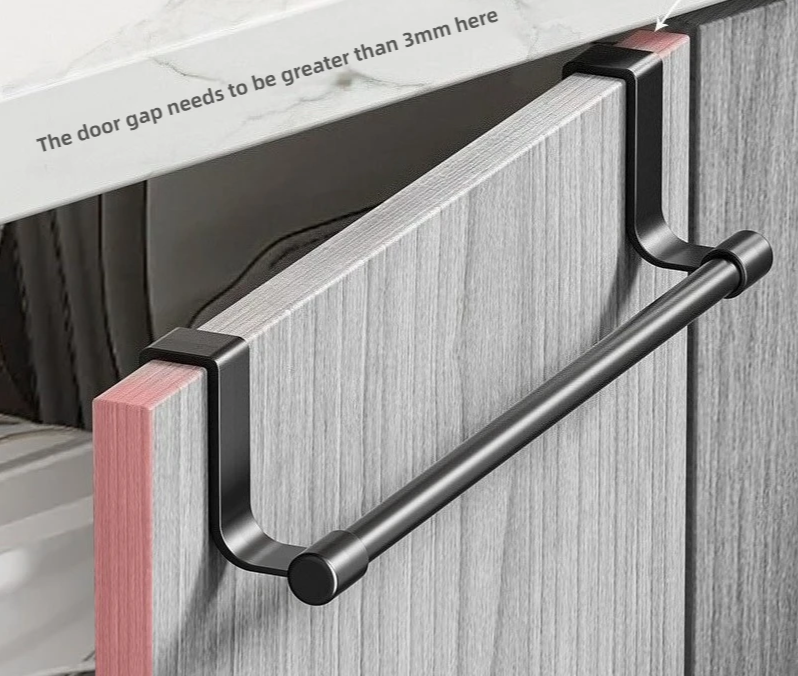 CabinHang – Stojak na ścierkę kuchenną ze stali nierdzewnej bez wiercenia