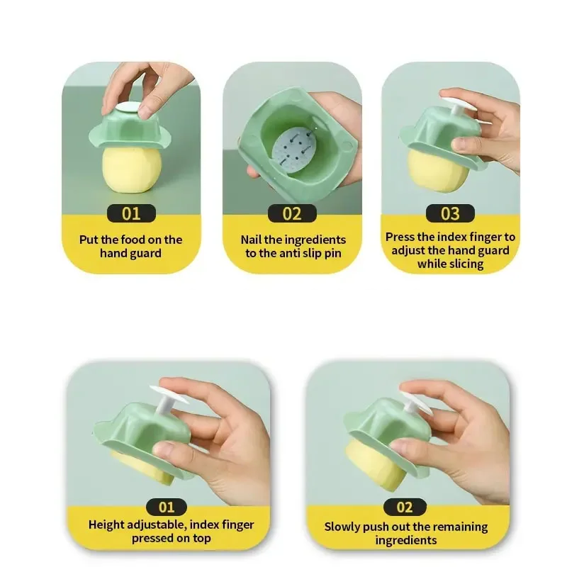 SlicePro – Wielofunkcyjna krajaczka do warzyw i owoców z rączką