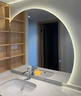 AURORA Duże LED Lustro Łazienkowe