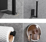 LUXROLLO - Samoprzylepny nierdzewny uchwyt na papier toaletowy (Przedłużany i bez wiercenia)