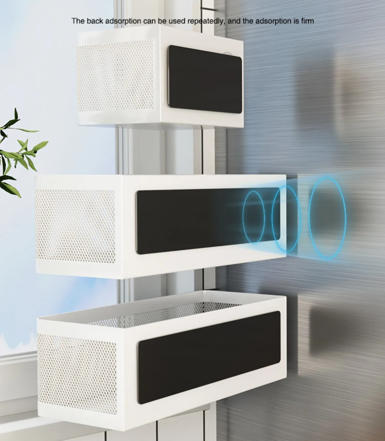 MagnoRack – Magnetyczna Boczna Półka na Lodówkę z Dodatkową Przestrzenią Magazynową