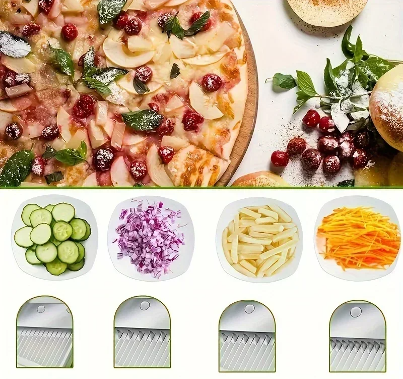 SliceMaster Regulowany Krojący do Warzyw – Ręczna Szatkownica ze Stali Nierdzewnej – Wydajne i Energooszczędne Narzędzie Kuchenne