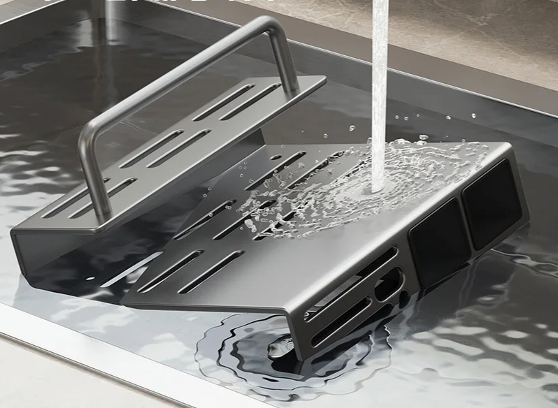 ChefSpace Ścienny Uchwyt na Noże z Organizerem na Deskę do Krojenia