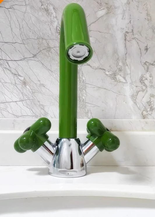 AUREVO Podwójna Uchwyt Bateria Łazienkowa