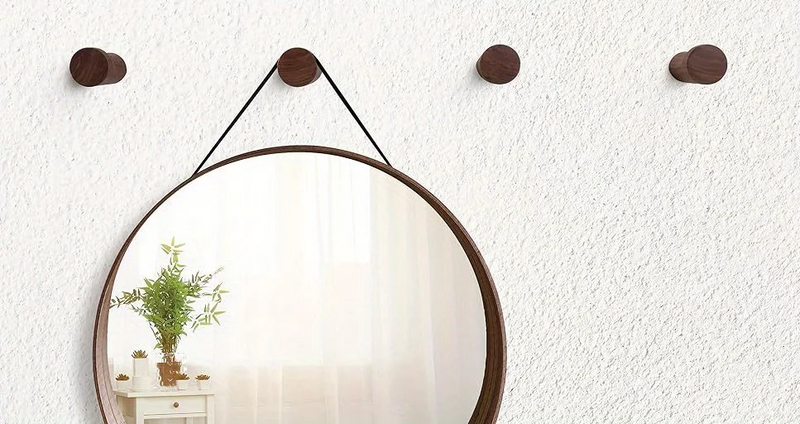 WalnutElegance Tradycyjne Ręcznie Robione Wieszaki naścienne