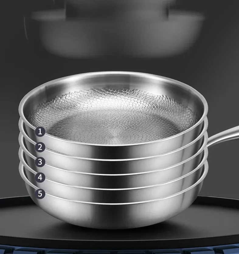 TitanPro – Czysto Tytanowa Patelnia z Wzorem Młotka