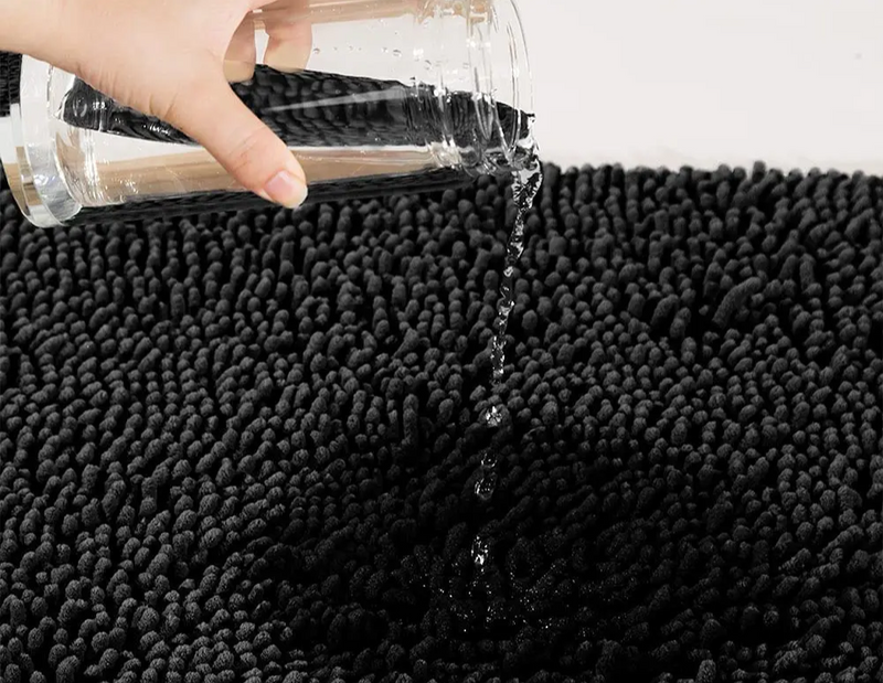 PlushPad Luxe Chenille Mata pod prysznic – Antypoślizgowa i Supermiękkia – Dla Maksymalnego Komfortu w Łazience