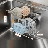 SteelEase – Organizer Kuchenny ze Stali Nierdzewnej do Zlewu i Akcesoriów