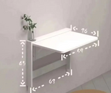 FlexiFold 424 Ultrapłaski Składany Stolik Ścienny