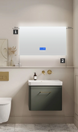 LuxoClear LED Lustro Łazienkowe 60x80cm