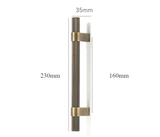 VintageBrass Europejskie Uchwyty Mosiężne