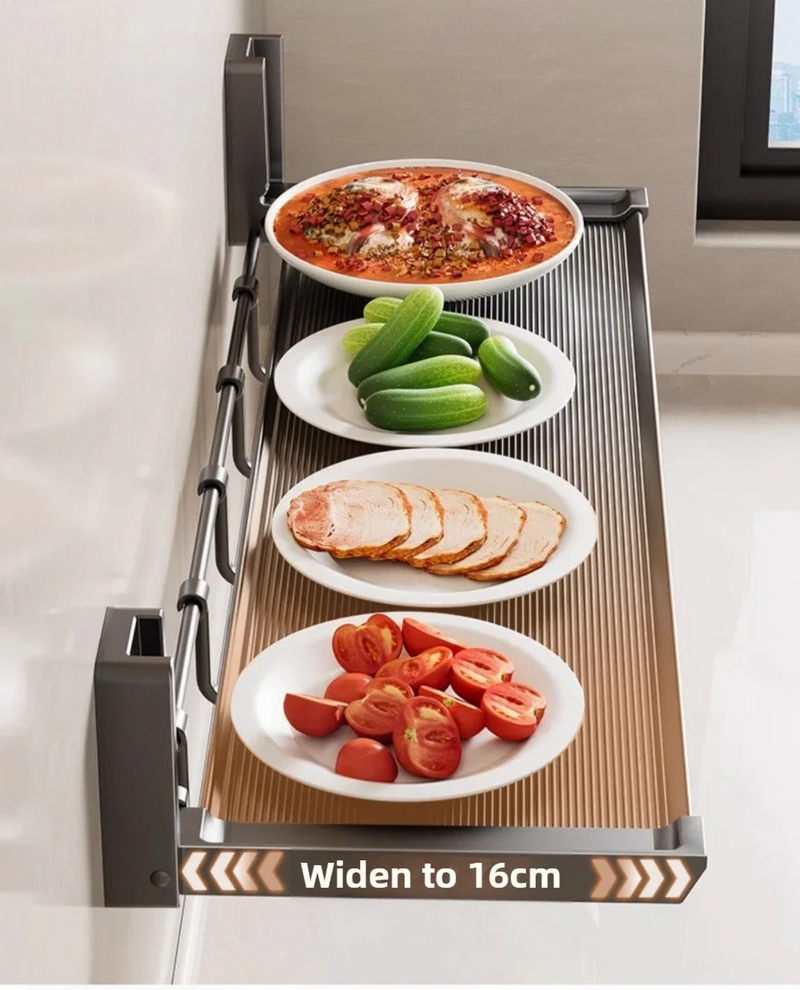 FlexiRack – Składany Stojak na Przyprawy z Hakami