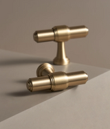 NurlinLux Massief Messing Franse T-Bar Handgrepen