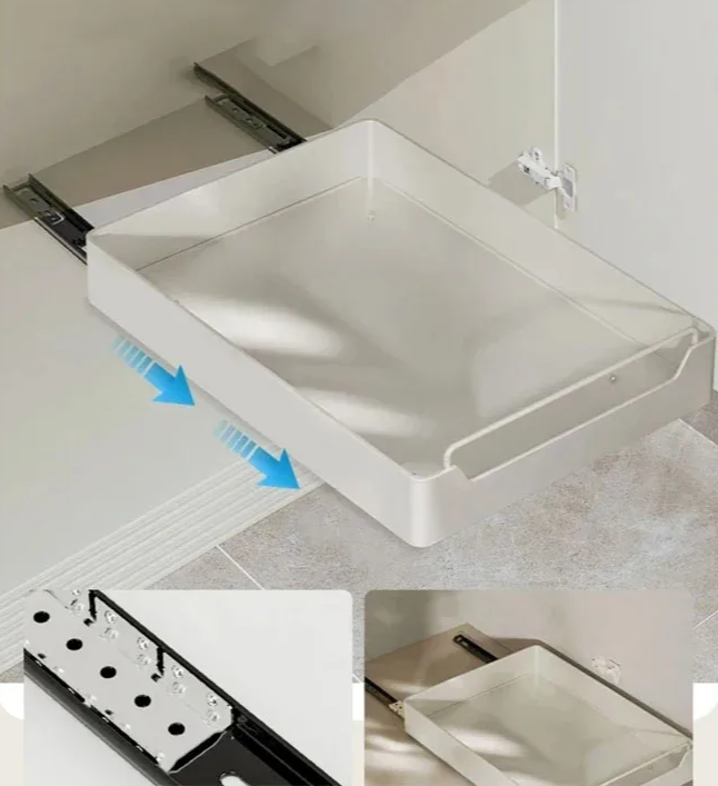 KlimPaws SlideRack – Wysuwany Organizer Kuchenny z Prowadnicą Szuflady