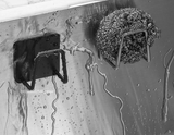 Uchwyt Na Gąbkę Do Zlewu Stal Nierdzewna AquaDry – Samoprzylepny Organizer Kuchenny | Odpływ Wody | Wieszak Wielofunkcyjny