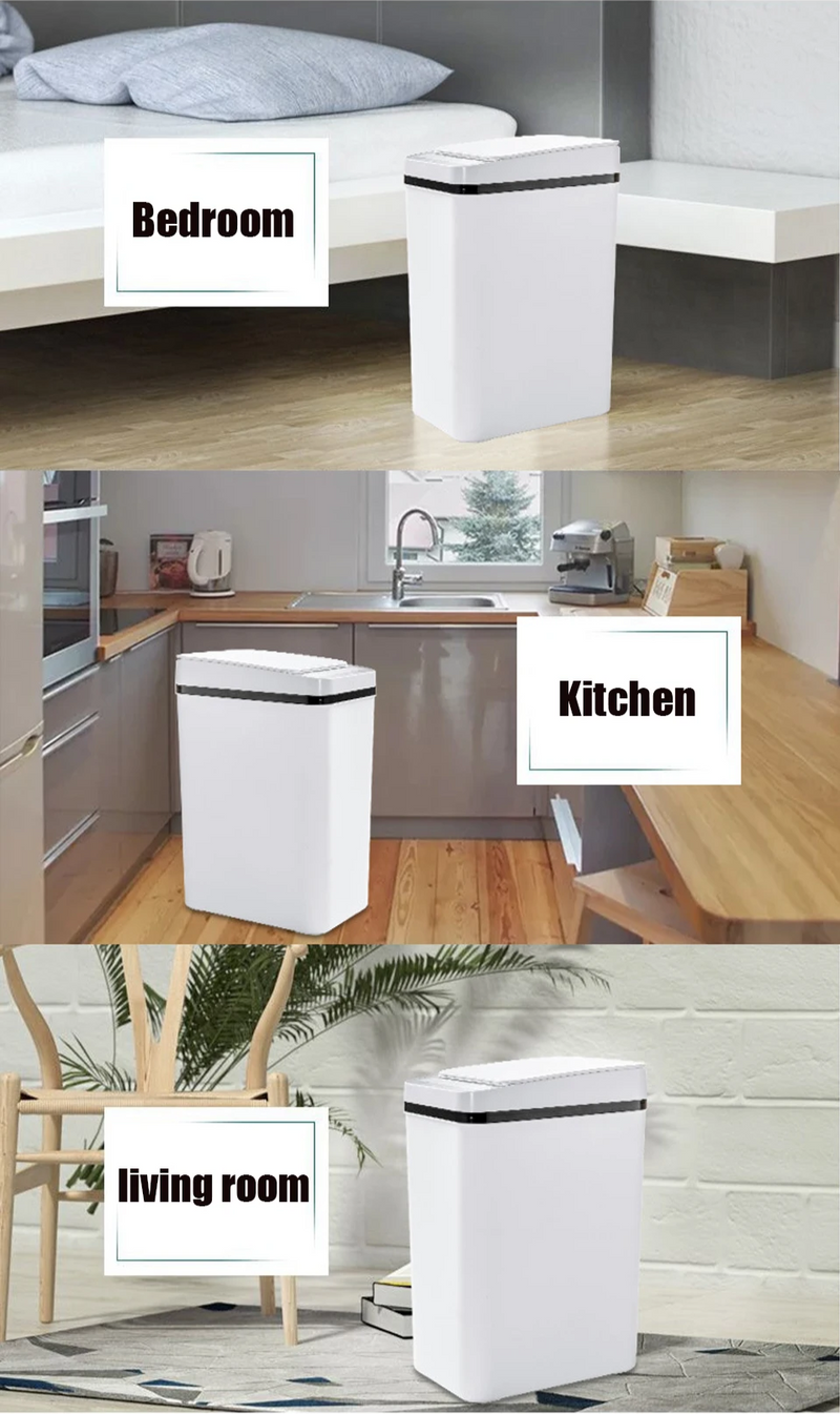 SmartBin Bezdotykowy Kosz na Śmieci 12L