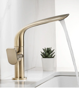 AquaLux Zlewozmywakowa Bateria – Obrotowy Luksusowy Zimno-Ciepły Kran z Obudową z Mosiądzu