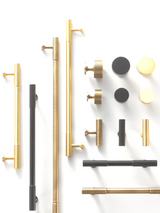 Nurlin Masywne Mosiężne Gałki Meblowe