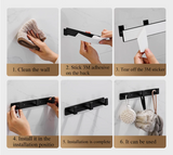 SteelLine Nierdzewna Ścienna Wieszak na Ubrania