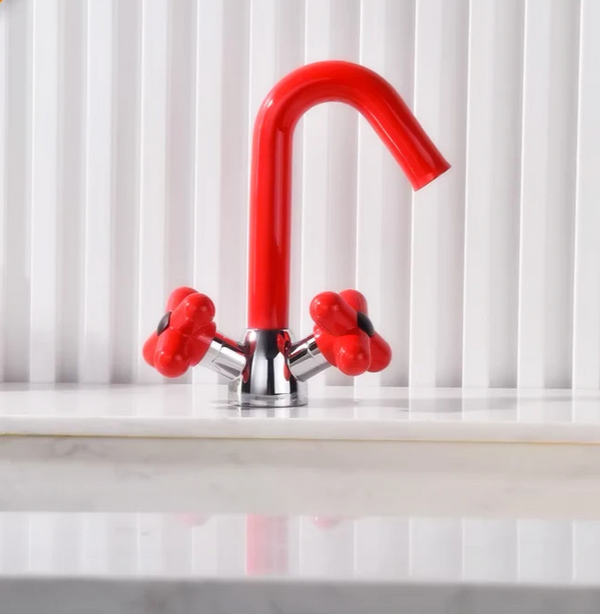 AUREVO Podwójna Uchwyt Bateria Łazienkowa