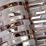 Złota Mozaika Luksus – Samoprzylepne Płytki Ścienne