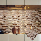 Złota Mozaika Luksus – Samoprzylepne Płytki Ścienne