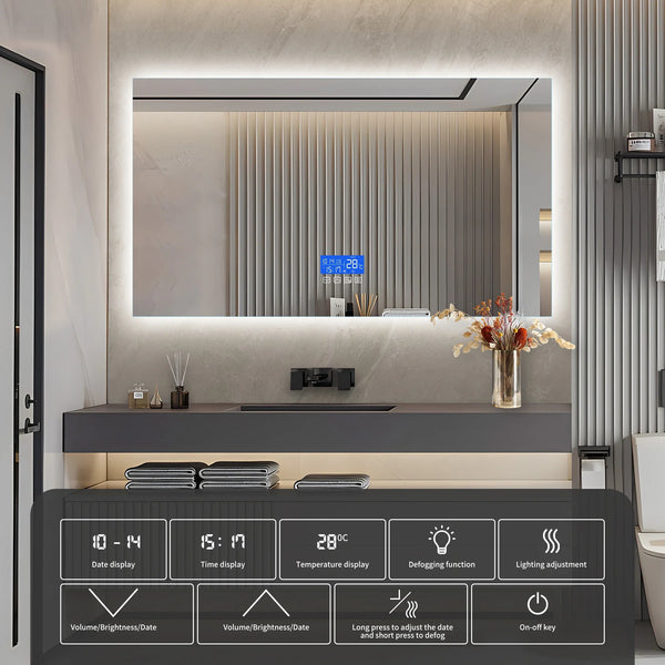 LumiTherm XL LED Lustro Łazienkowe