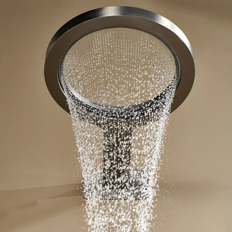 Luksusowy Zestaw Prysznicowy – Okrągły Wzór | 5 Kolorów | Mosiądz | Deszczownica