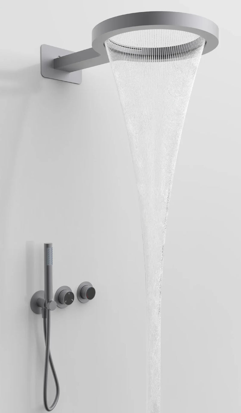 Luksusowy Zestaw Prysznicowy – Okrągły Wzór | 5 Kolorów | Mosiądz | Deszczownica