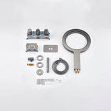 Luksusowy Zestaw Prysznicowy – Okrągły Wzór | 5 Kolorów | Mosiądz | Deszczownica