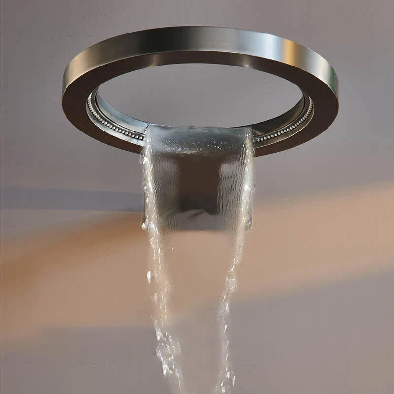 Luksusowy Zestaw Prysznicowy – Okrągły Wzór | 5 Kolorów | Mosiądz | Deszczownica