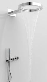 Luksusowy Zestaw Prysznicowy – Okrągły Wzór | 5 Kolorów | Mosiądz | Deszczownica