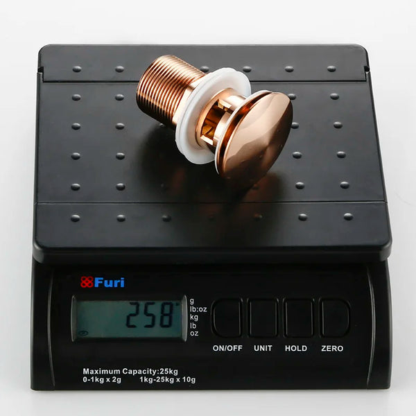 Bagnolux Różowo-Złoty Odpływ Umywalkowy