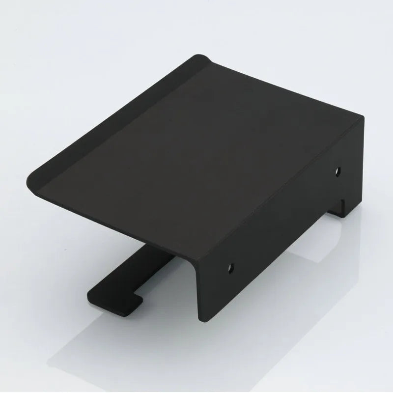 LuxuRoll Aluminiowy Uchwyt na Rolkę Toaletową z Półką na Telefon