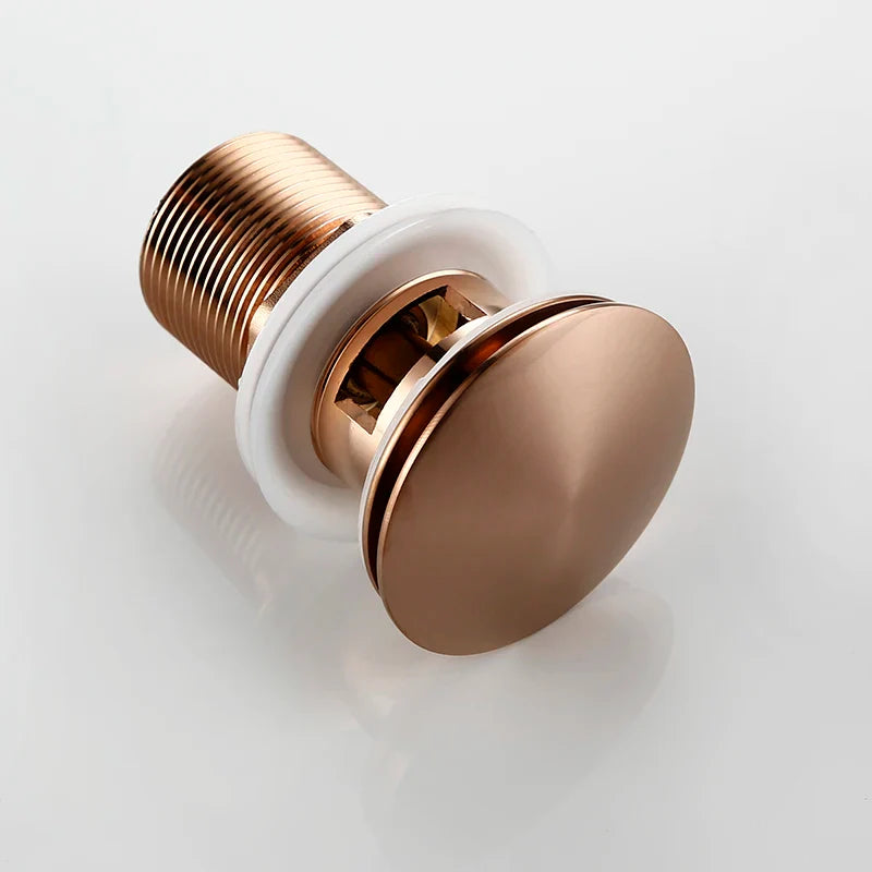 Bagnolux Różowo-Złoty Odpływ Umywalkowy