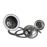 Talea RVS Zlewozmywakowy Odpływ z Sitem – 114mm/110mm Zestaw Odpływowy z Pop-up