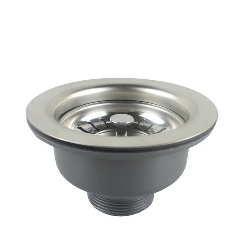 Talea RVS Zlewozmywakowy Odpływ z Sitem – 114mm/110mm Zestaw Odpływowy z Pop-up