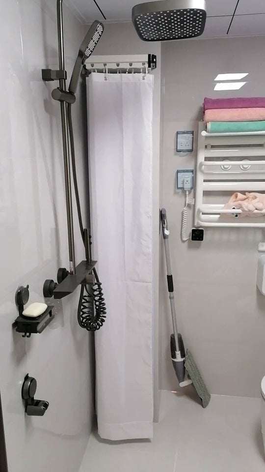 EasyTimes 2025 Składany Zestaw Zasłon Prysznicowych