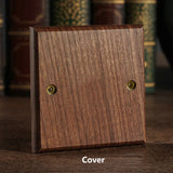 RetroLux Przełącznik Ścienny z Czarnego Orzecha 1–4 Gang