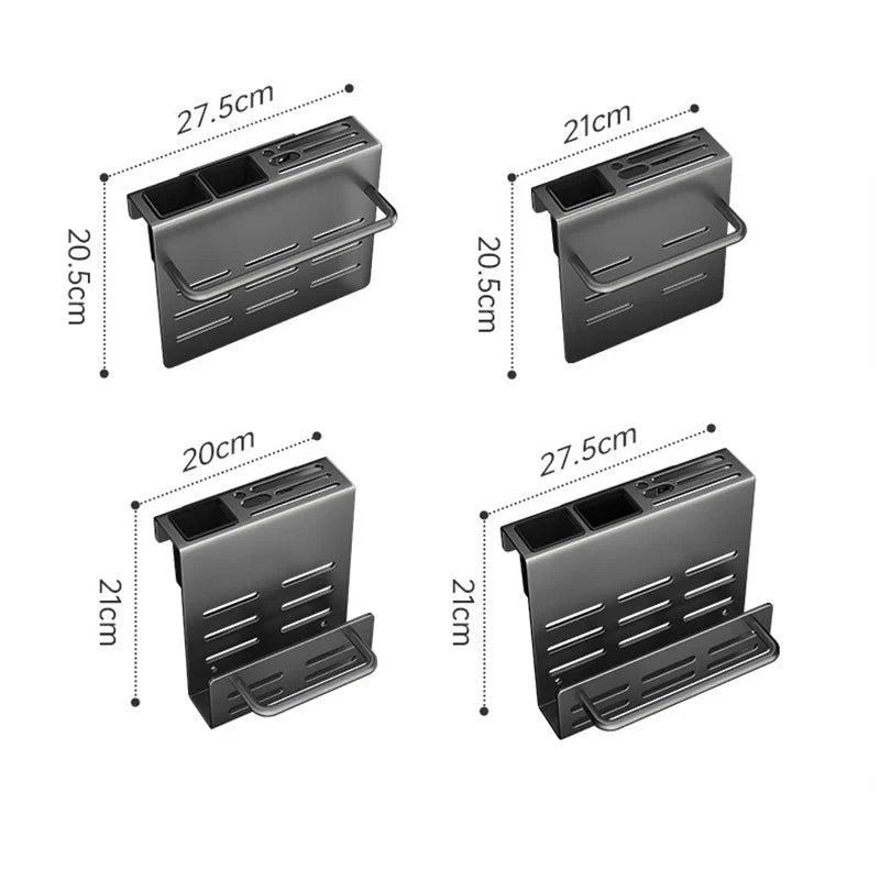 ChefSpace Ścienny Uchwyt na Noże z Organizerem na Deskę do Krojenia