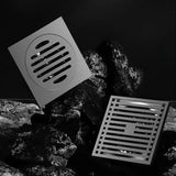 AquaShield Kwadratowa Stalowa Odpływ Podłogowy