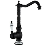 Antyczna Mosiądzowa Bateria Kuchenna z Ceramiczną Dźwignią – 360° Obrotowa | Tradycyjny Design