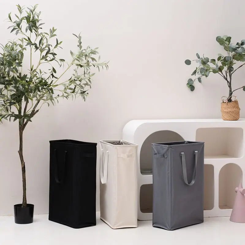 FlexiWash Składane Kosz na Bieliznę z Rączkami