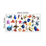 AquaKids 3D Życie Morskie – Samoprzylepne Płytki Ścienne dla Dzieci