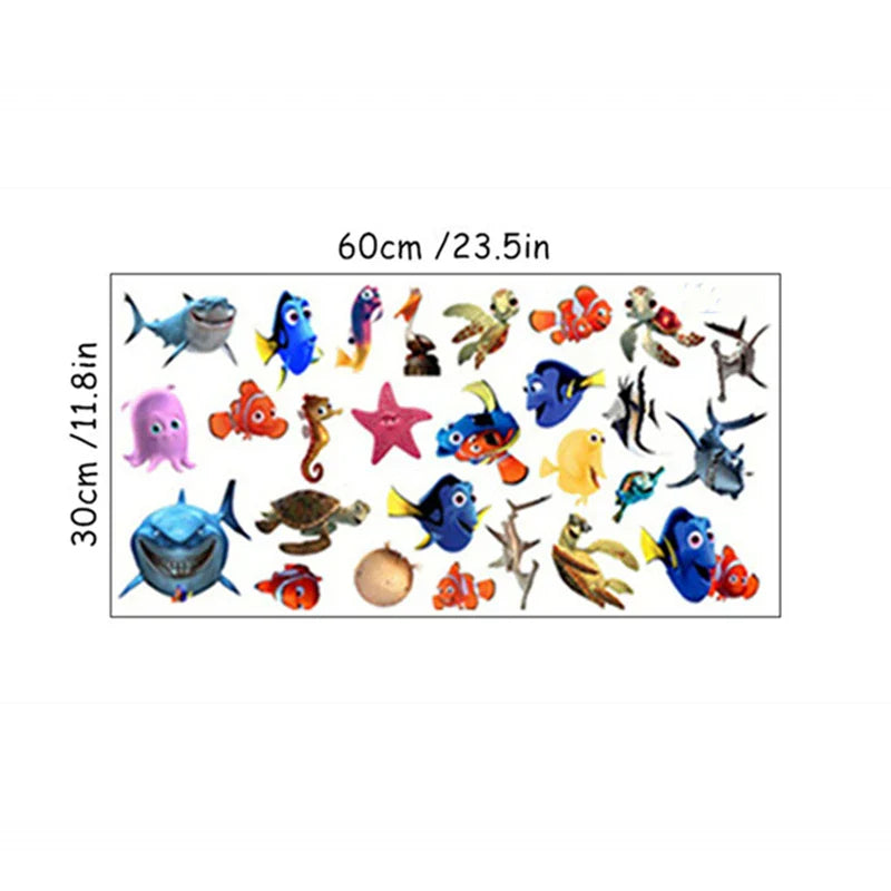 AquaKids 3D Życie Morskie – Samoprzylepne Płytki Ścienne dla Dzieci